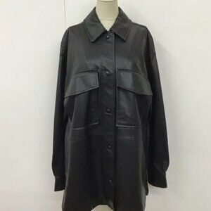 Zara Black Faux Leather Jacket